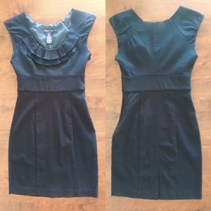 Pleated Bib Bodycon Mini by Grass Jeans